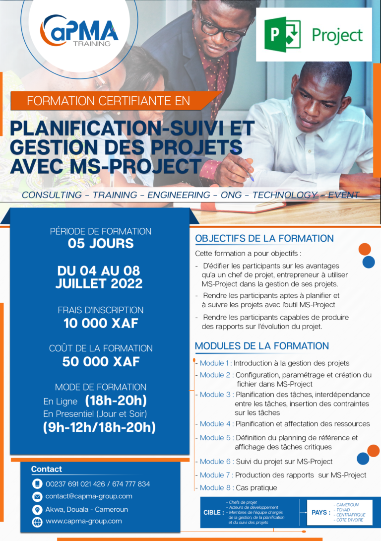 Formation Planification des Projets